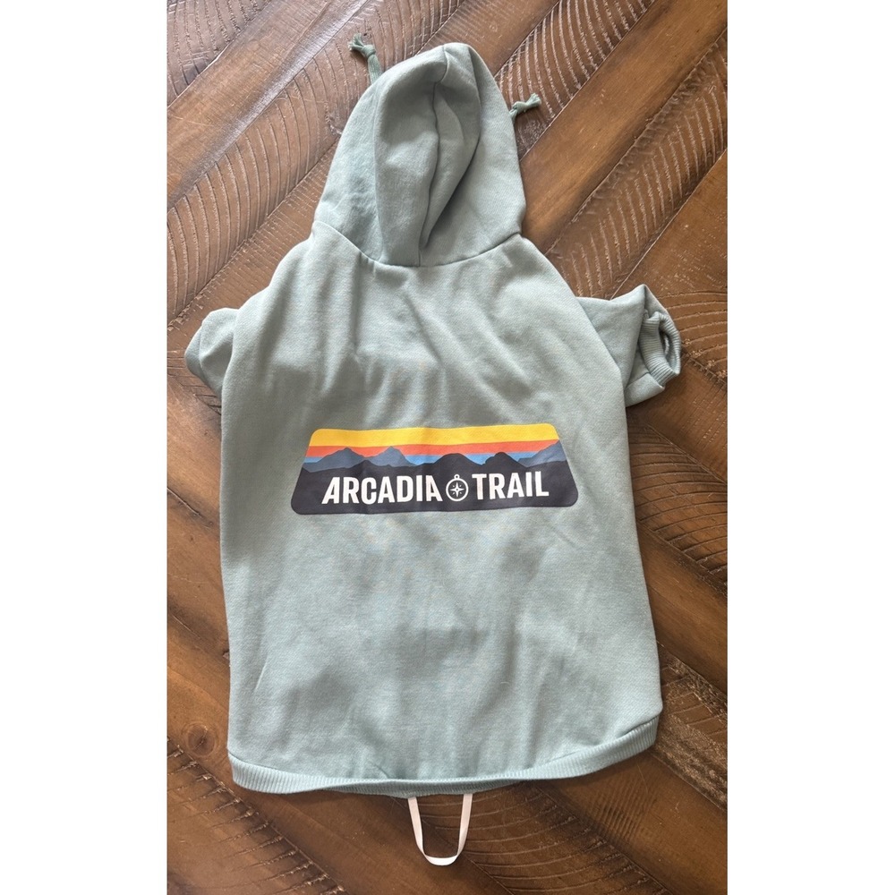 Arcadia Trail Green Dog‎ Hoodie Sweatshirt